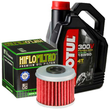 pipercross motorcycle air filter and hiflo oil filter